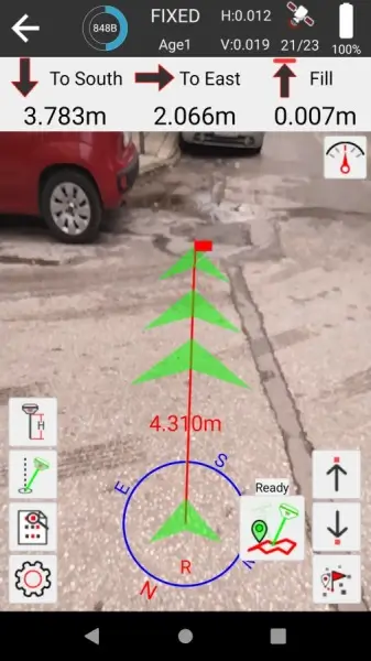 Το interface του SurPro 6 κατά την χρήση