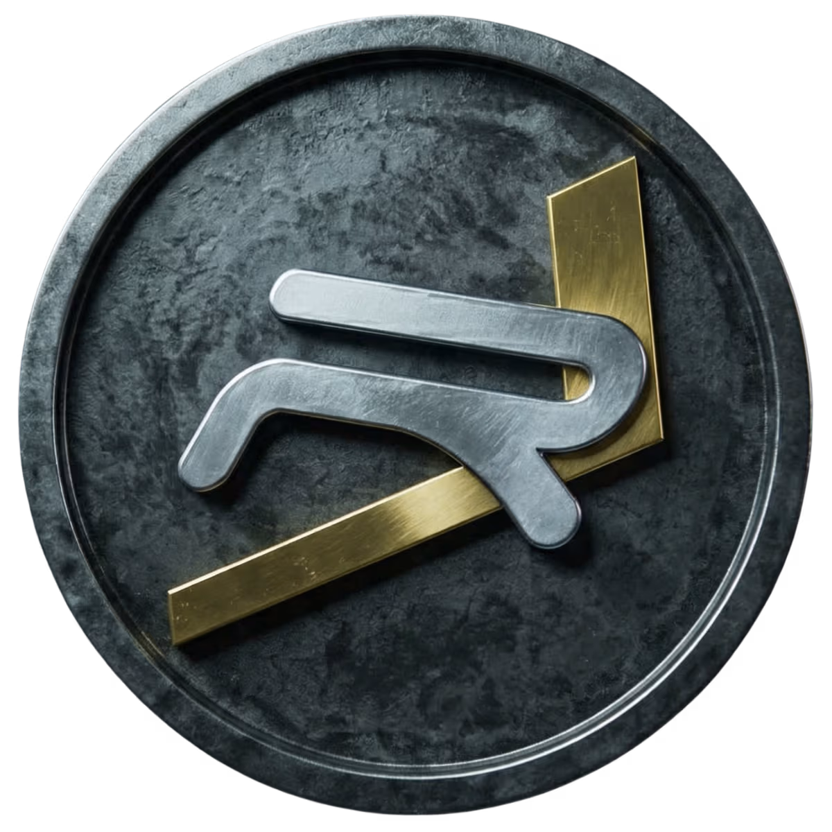 RECAP LOGO on Metallic Emblem