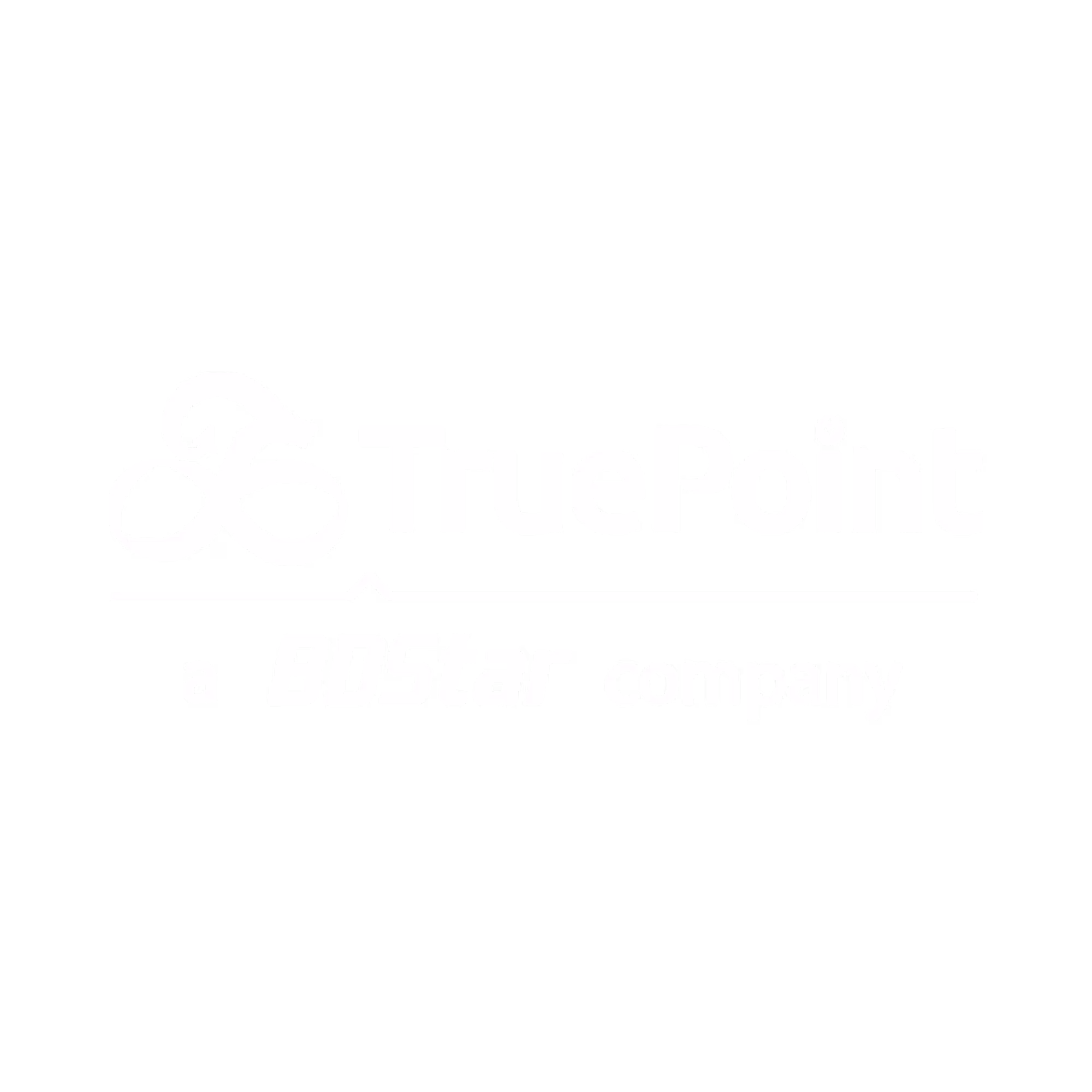 TRUE POINT FULL LOGO WHITE